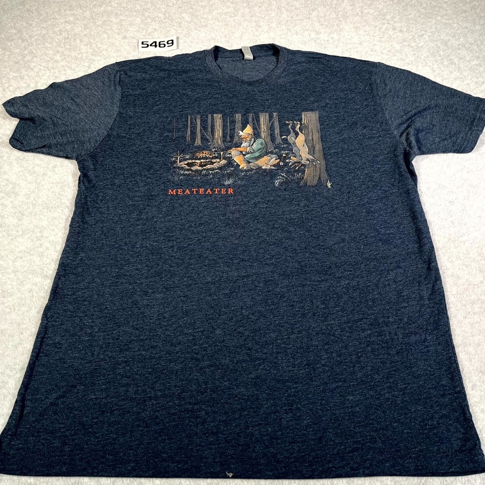 Next Level Apparel T Shirt Mens XL Black The Campfire Graphic Print Crew Neck